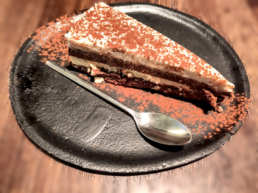 Tiramisu la desert, la Green House în Bruxelles