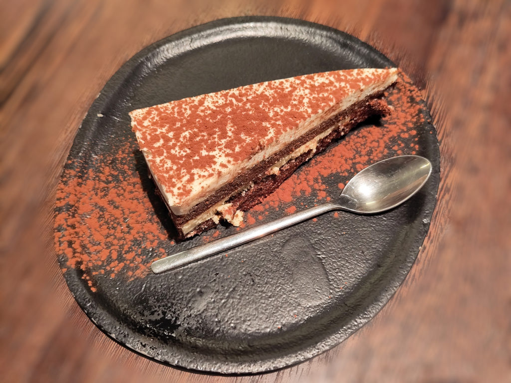 Tiramisu la desert, la Green House în Bruxelles