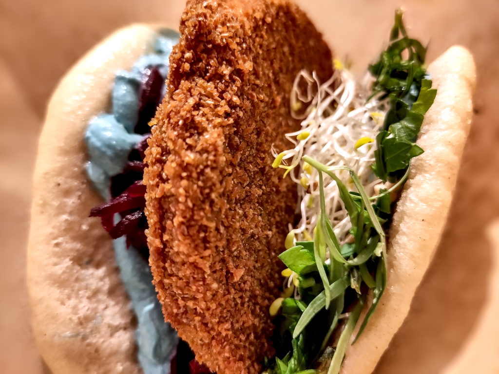 Blue sheitan bao, la Wonderbao, în Bruxelles