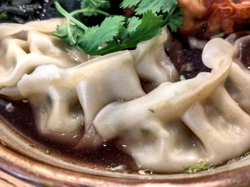 Ingrediente din ramen, la Liu Lin, în Bruxelles