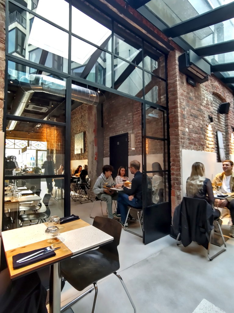 Interiorul restaurantului Verdo, din Bruxelles