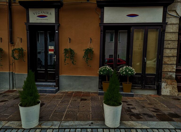 Veganika, outside