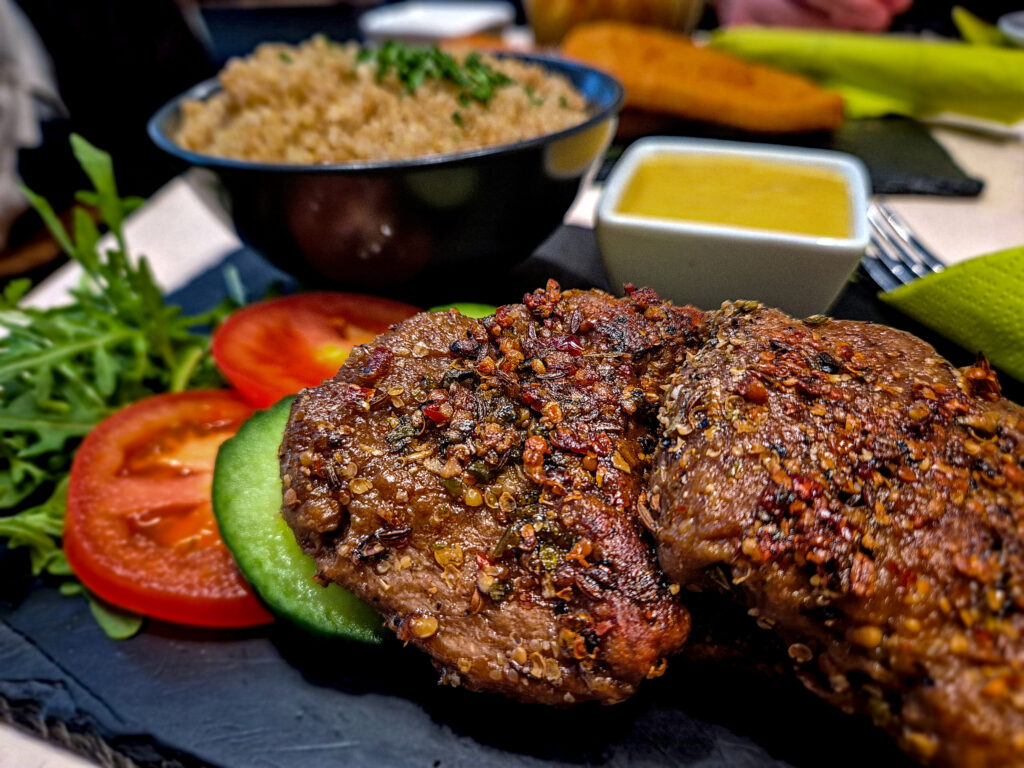 Steak vegan, la Veggiez, în Viena