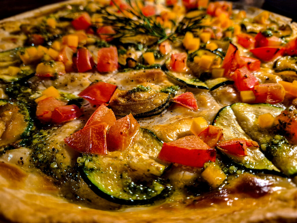 Pizza, la Cafe 7Stern, în Viena