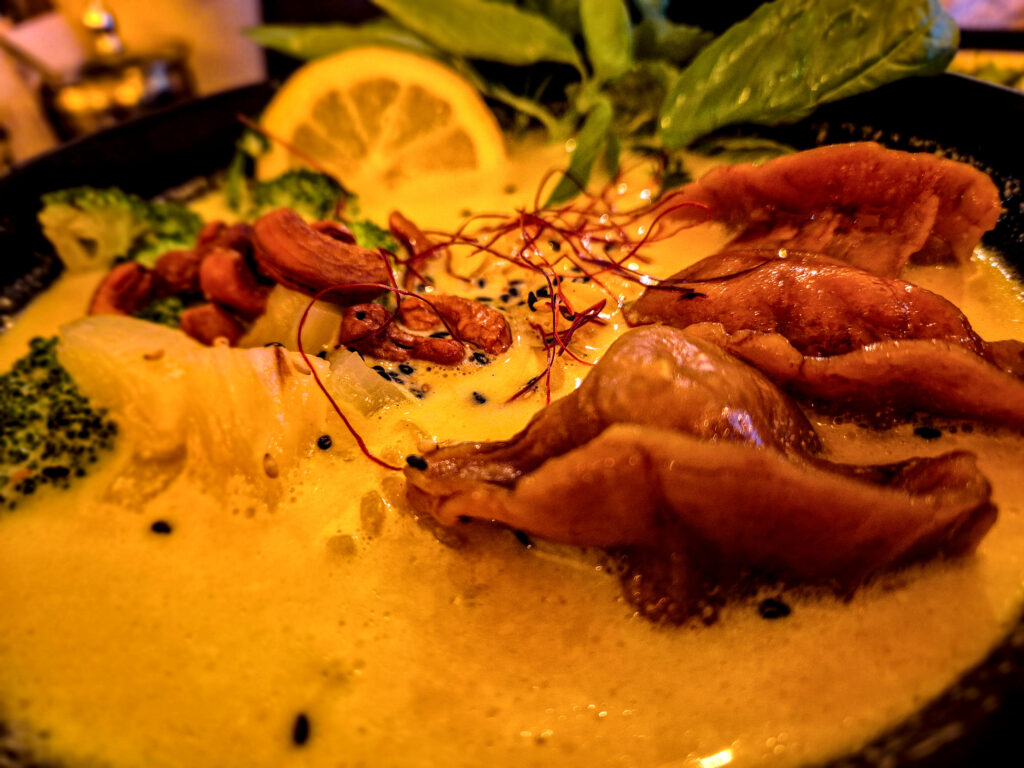 Curry Ramen, la Lin’s Veggie Dumplin’, în Viena