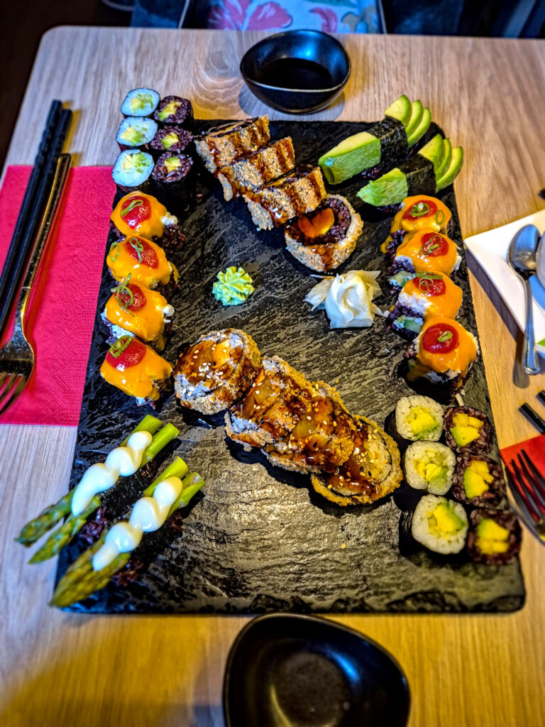 Sushi, la Secret Garden, în Munchen