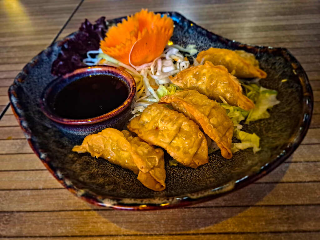 Colțunași prăjiți, la Soy Vegan, în Munchen