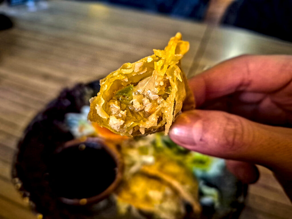 Colțunași prăjiți, la Soy Vegan, în Munchen