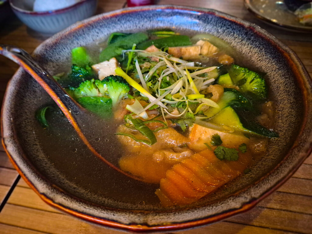 Supă Pho, la Soy Vegan, în Munchen